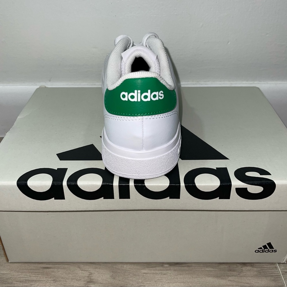 Adidas White and Green Sneakers - Picture 4 of 5